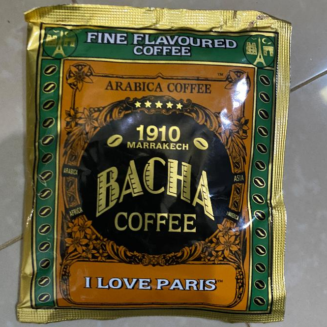 BACHA Coffee Arabica Coffee Satuan 12gr/pcs I Love Paris, Fine Flavoured Coffee Bacha