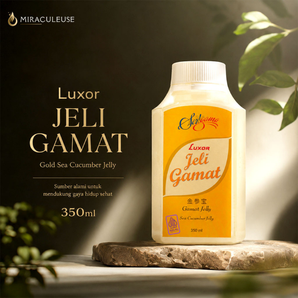 LUXOR Jely Gamat 350ml ORI | bukan Jeli Gamat QNC / Jelly Gamat GOLD G | ORIGINAL