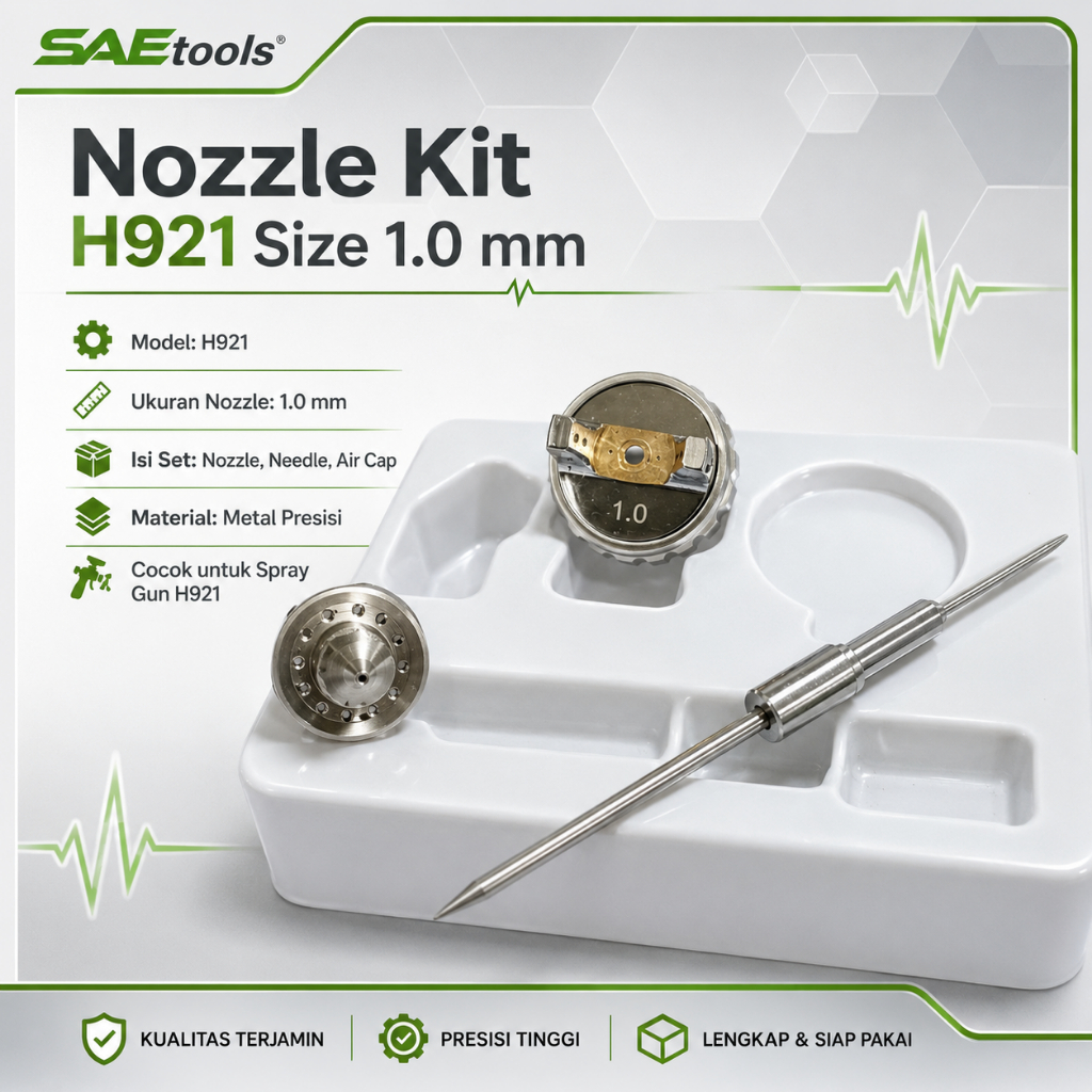 Nozzle Kit Set Spray Gun Auarita H921 Cap Needle ORIGINAL