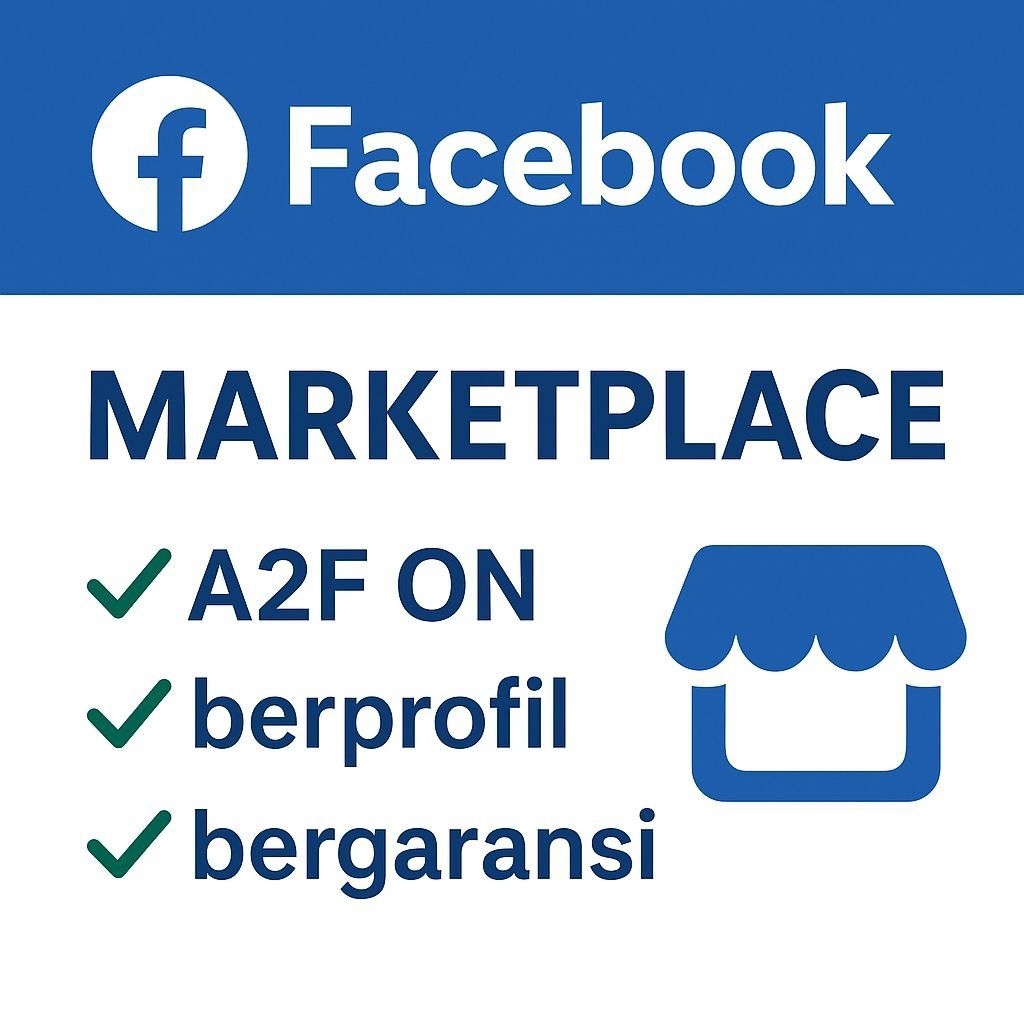 Akun Facebook Lama Aman - A2F Aktif, Full Akses, Anti Limit