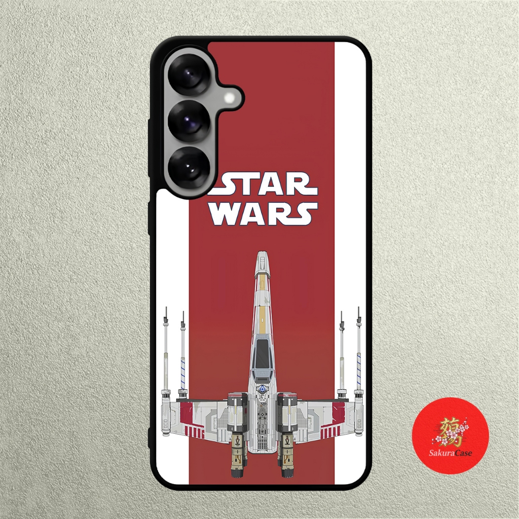Case SAMSUNG A57 A56 A37 A36 A50 A50 A51 A52 A53 A54 A55 Rubber Softcase X-Wing Star Wars