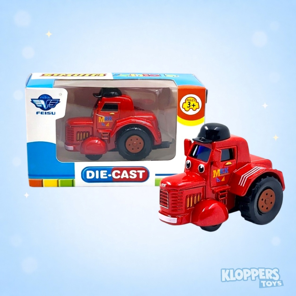 Mainan  Shimura Tractor City Vehicle Diecast – Mini Tractor Lucu High Quality Metal Toy 3+