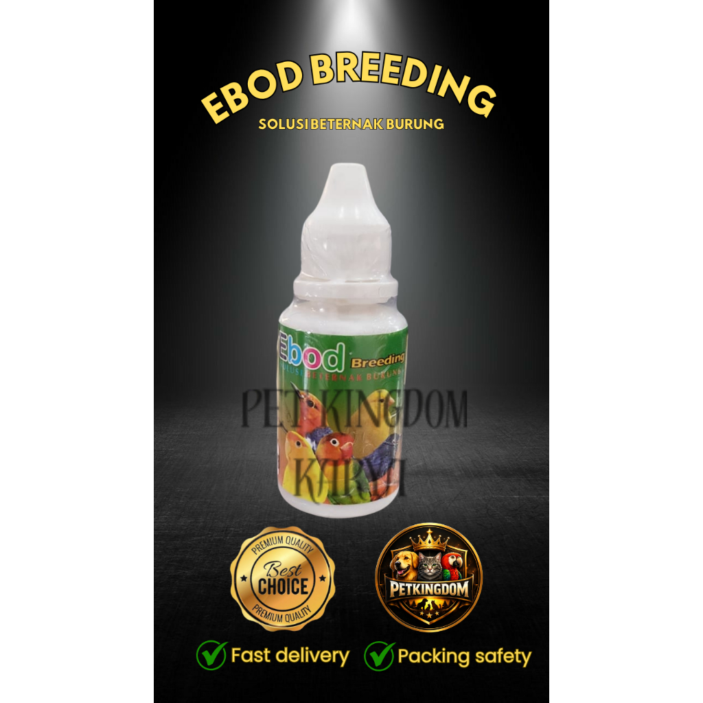 E-Breeding Ebreeding Ebod Jaya Obat E Breeding Ternak Vitamin Burung Murai Batu Lovebird Kenari Plec