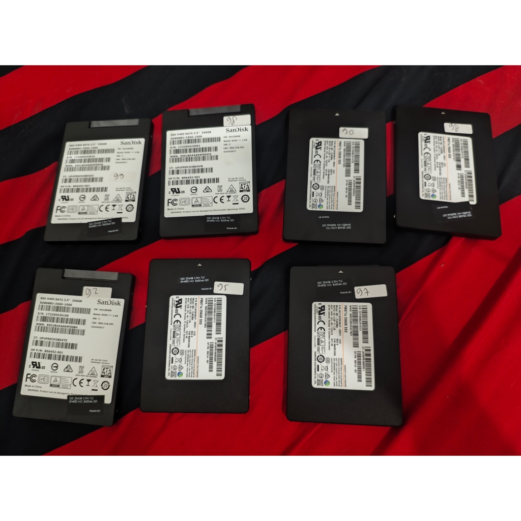 SSD Sata Samsung Sandisk 2,5inch 256gb 2.5 inch 250gb bkn 128gb ya