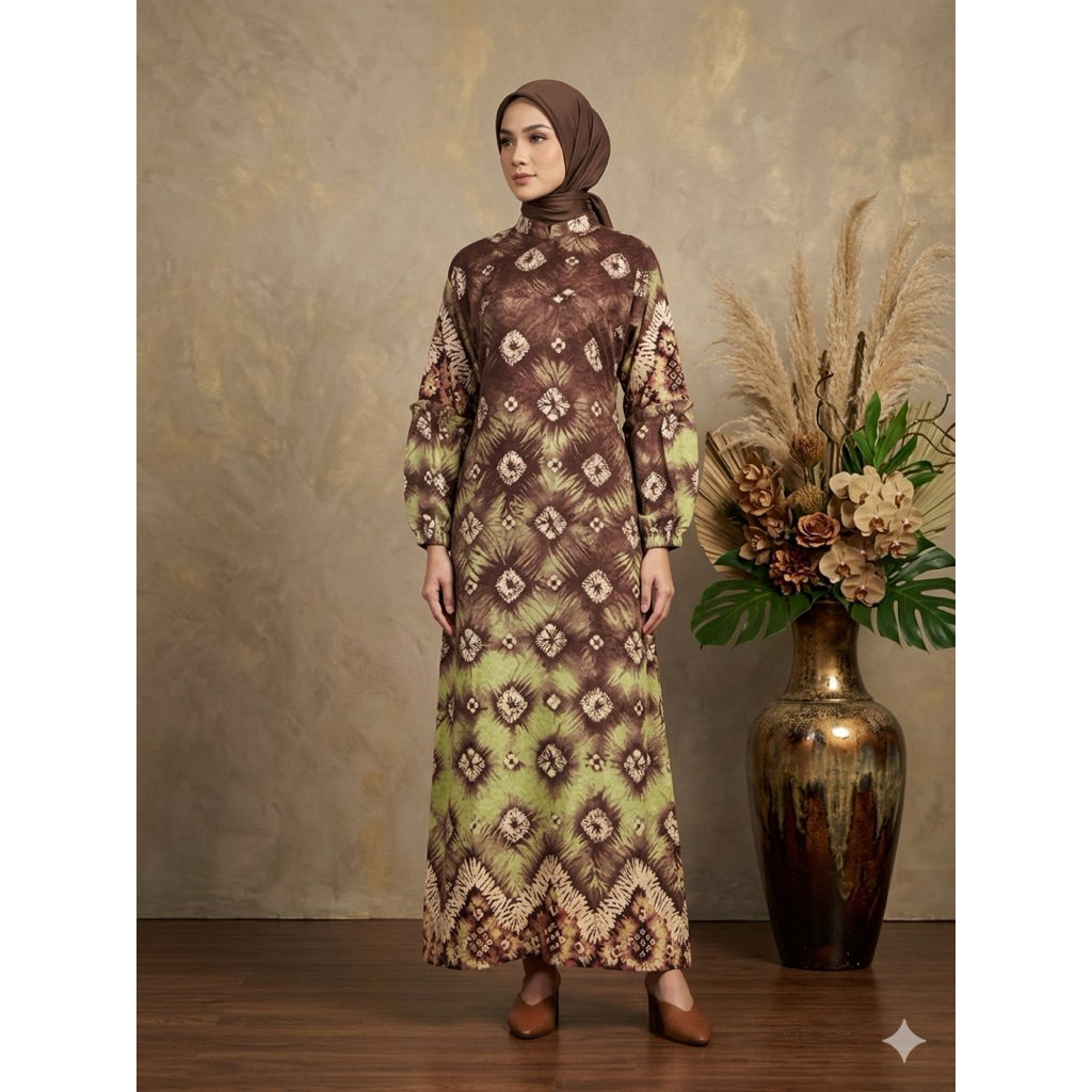 Gamis Jumputan Palembang