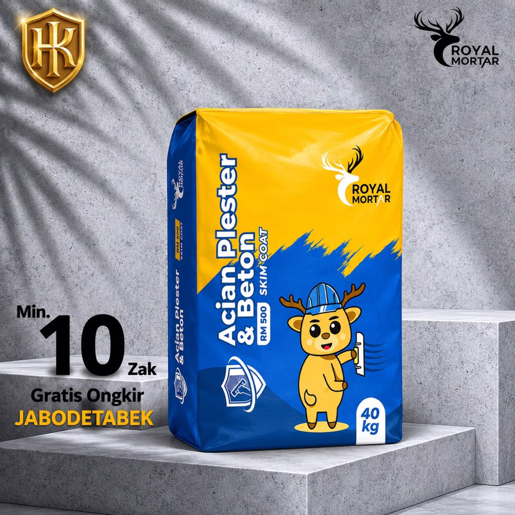 RM 500 |Acian Plester & Beton / Acian Abu | Royal Mortar | Semen Instan