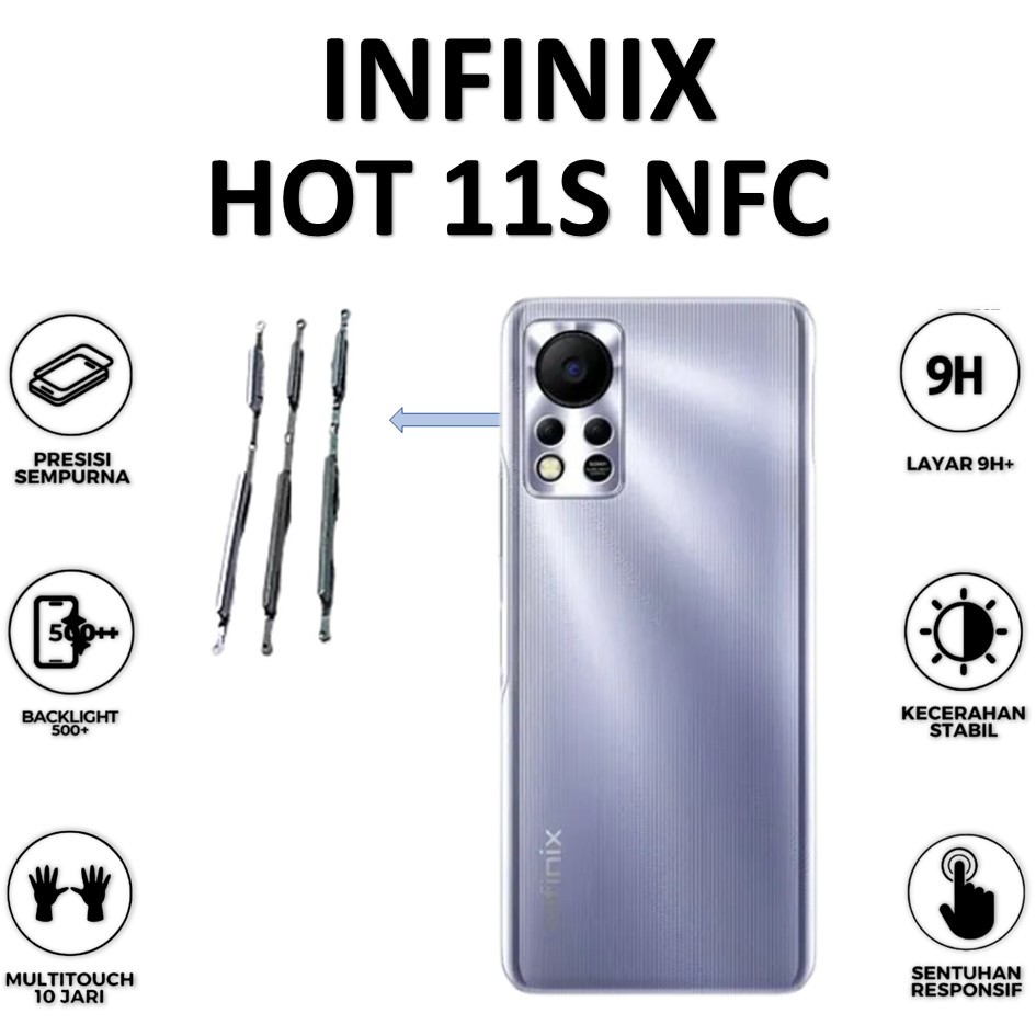 TOMBOL LUAR INFINIX HOT 11S NFC / X6812 ON / OFF + VOLUME