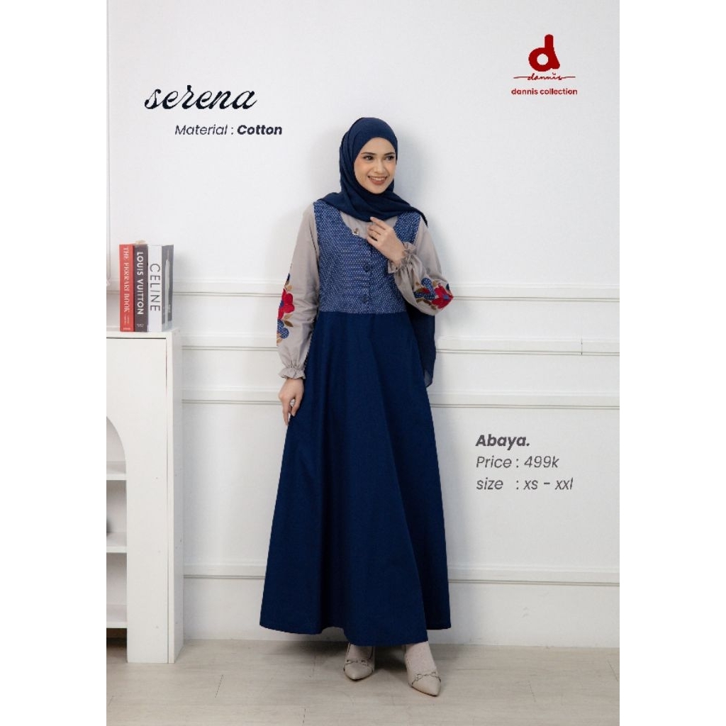 ABAYA DEWASA D'SERENA BY RUMAH DANNIS / SALE DANNIS / DANNIS TERBARU / ABAYA DANNIS / GAMIS DANNIS /