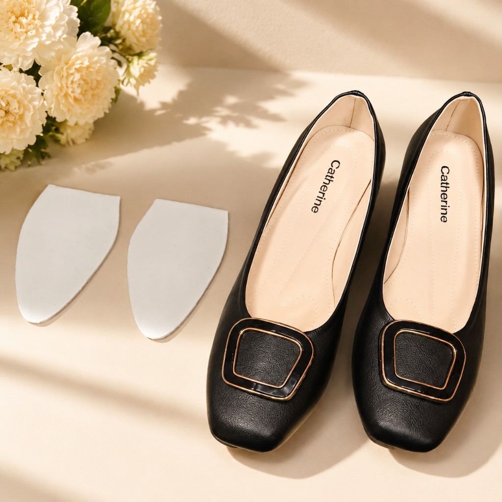 INSOLE SEPATU GANJALAN SEPATU SOLUSI SEPATU KEBESARAN BUSA SPON PUTIH REALPICT