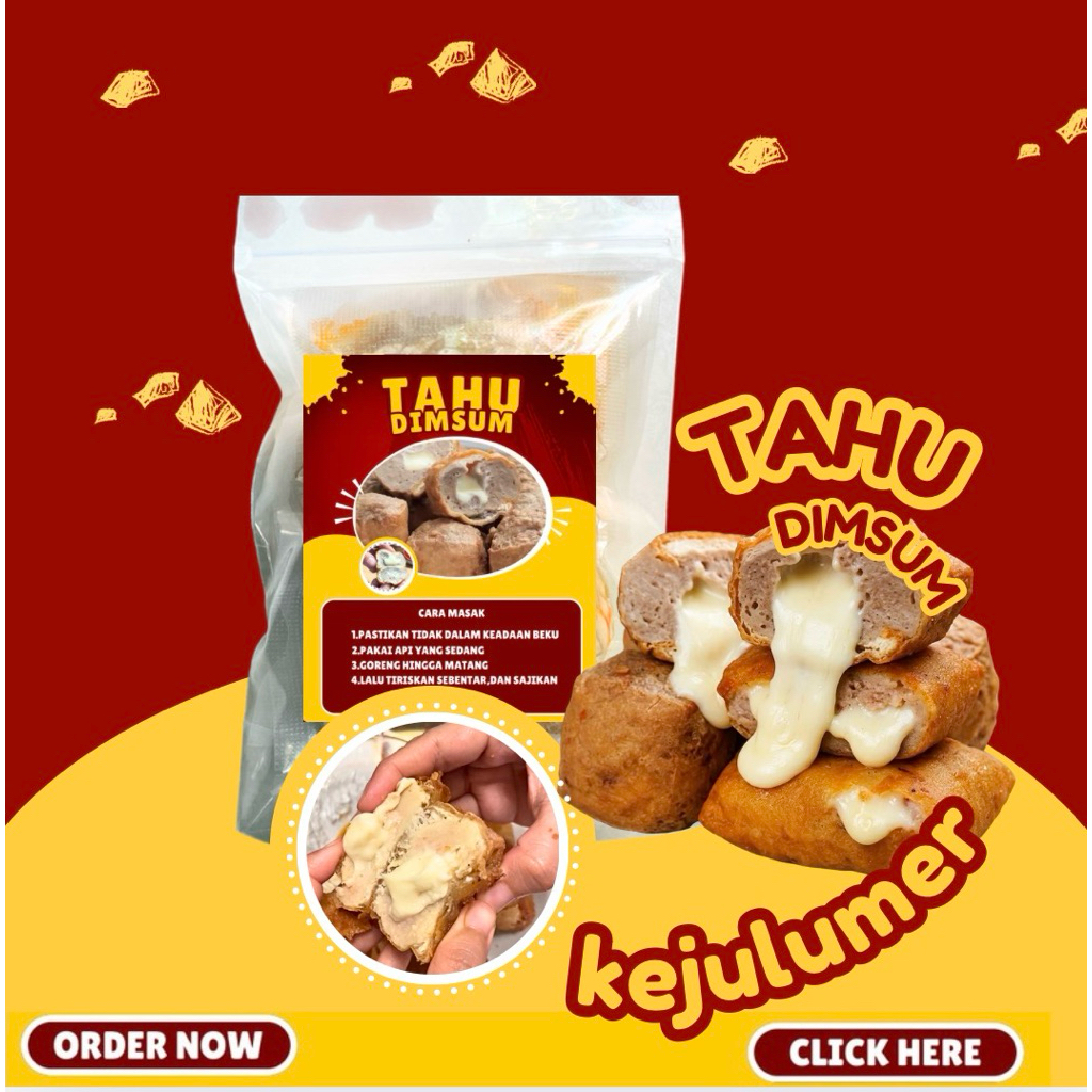 TAHU DIMSUM ISI KEJU LUMER/DIMSUM KEJU LUMER/TAHU DIMSUM