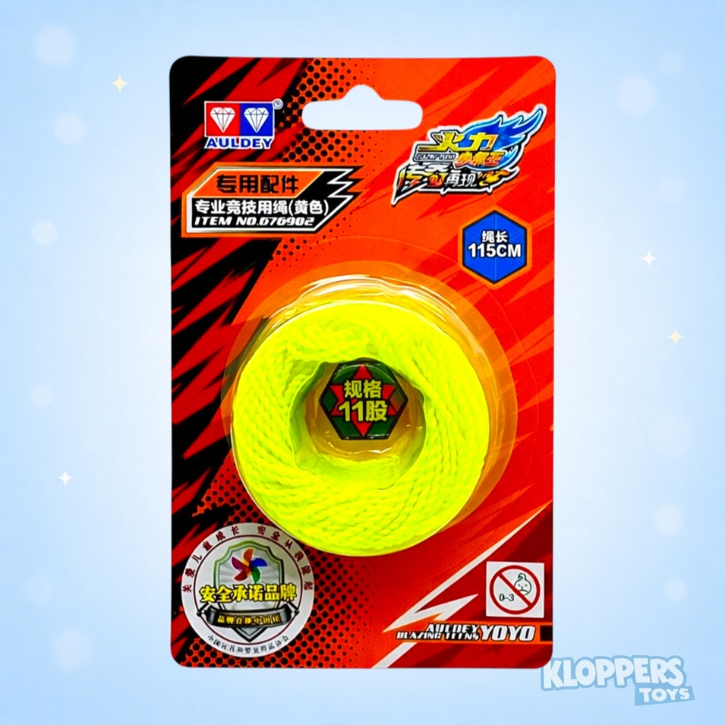 Tali Yoyo Auldey Hijau Neon - String Yoyo Auldey