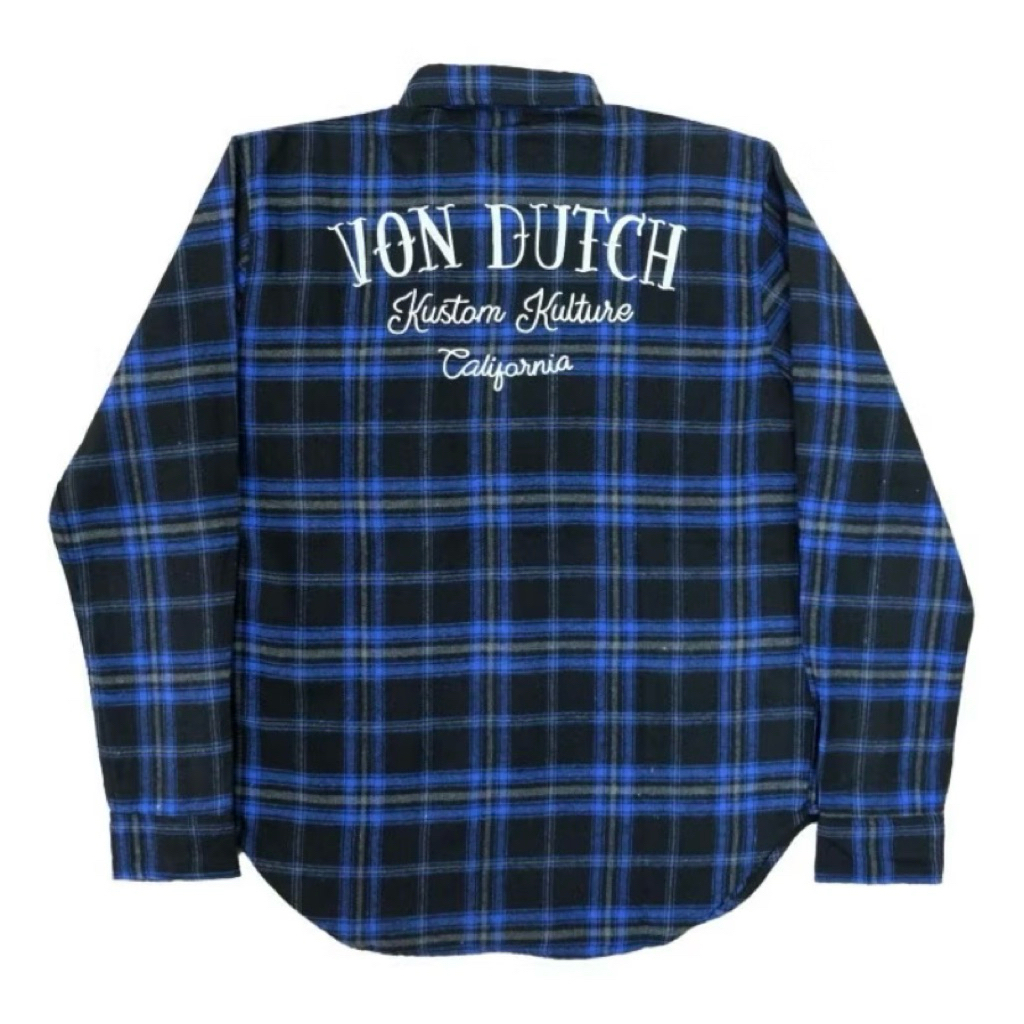 VON DUTCH FLANEL 0940 BLUE