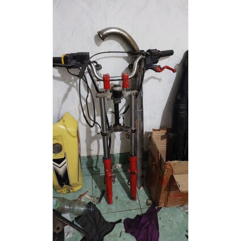 shock depan rx king copotan 2004 sok kotak tahun muda rx king