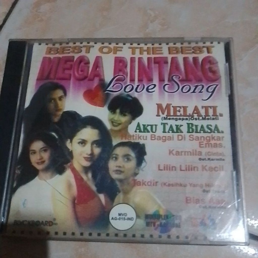VCD KARAOKE MEGA BINTANG LOVE SONGS