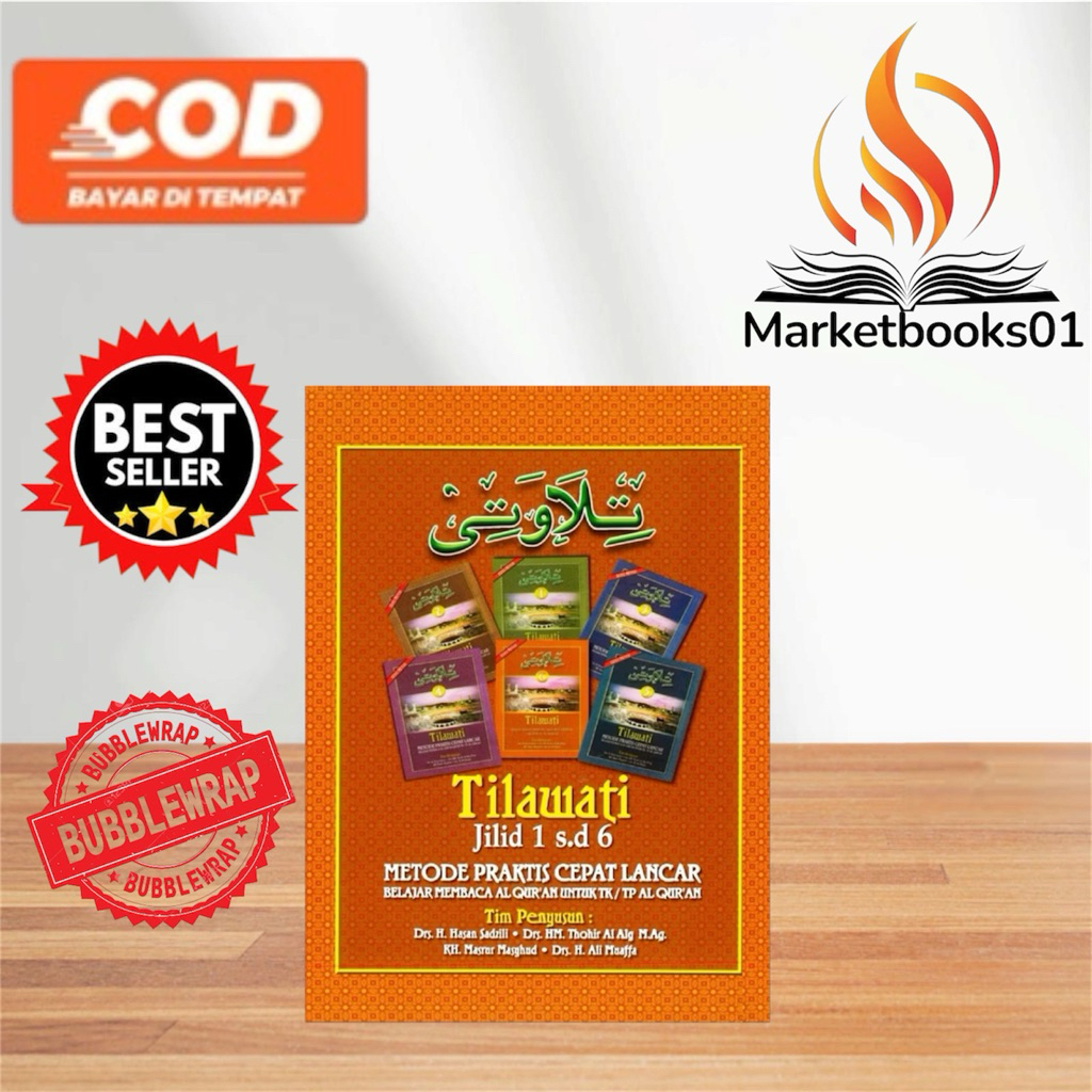 tilawati jilid 1-6 soft caver lengkap
