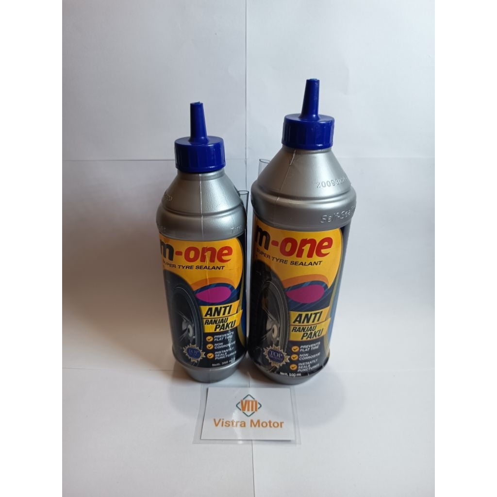 m-one cairan ban tubles motor dan mobil 350ml & 500ml