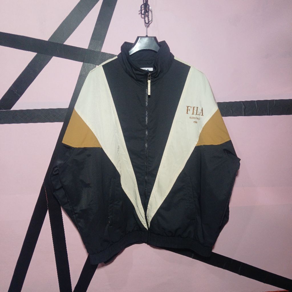 Jaket windbreaker Fila colourblock second