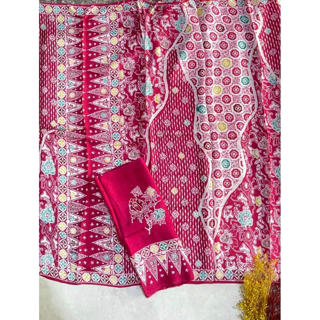 KAIN BATIK VISCOSE JUPRI VISCOSE SEMI SUTRA PULAUAN SET CEPLOK