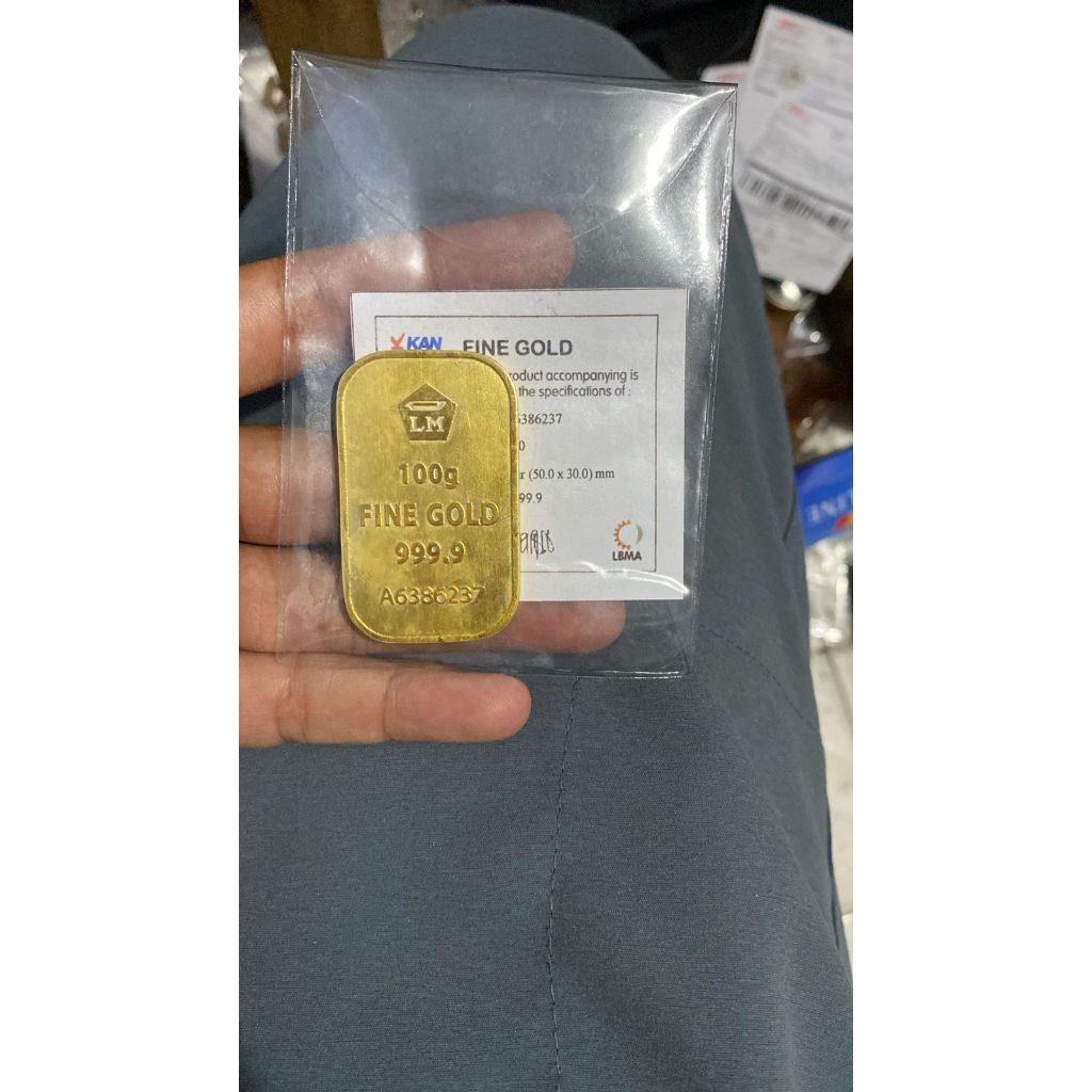 Replika Emas Antam Batangan LLM