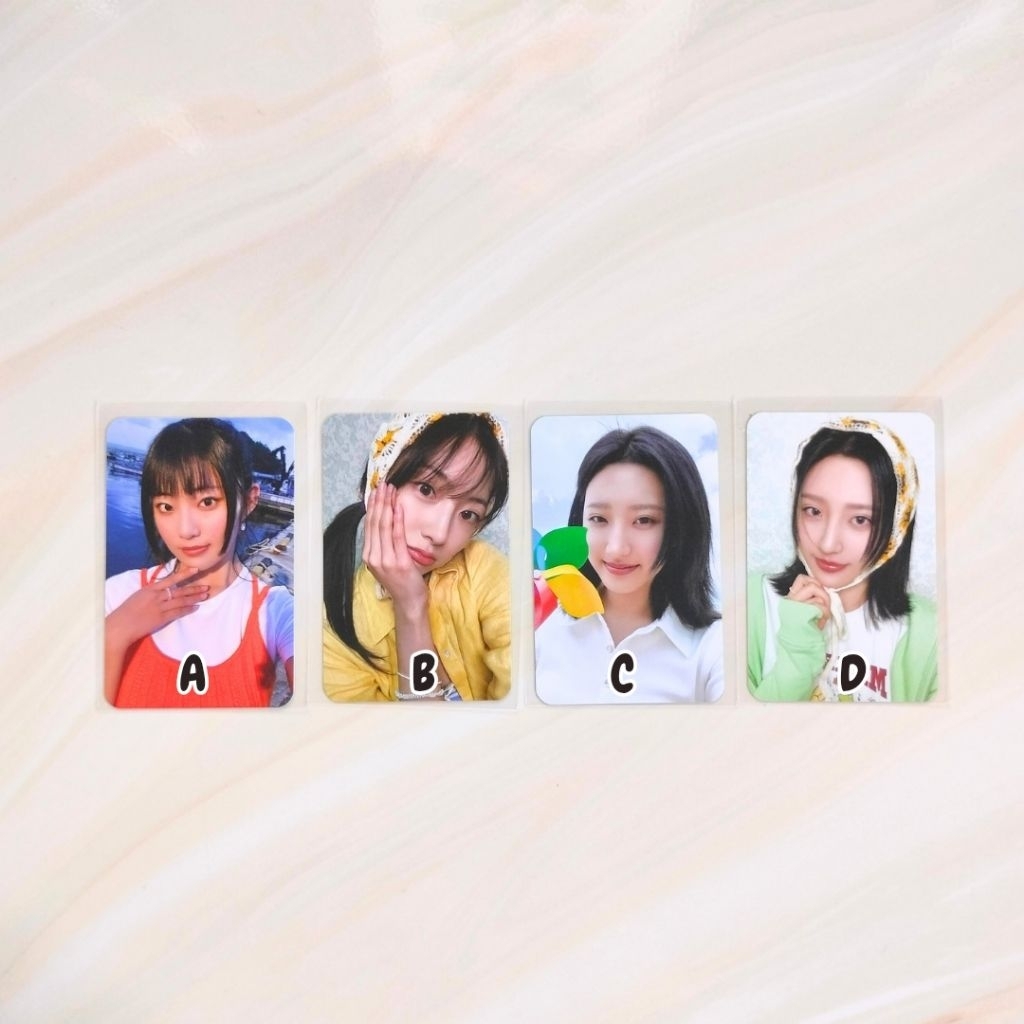 H1key Photocard Official Seoi Riina Hwiseo Yel Album love chapter lovestruck or hate seoul dreaming 