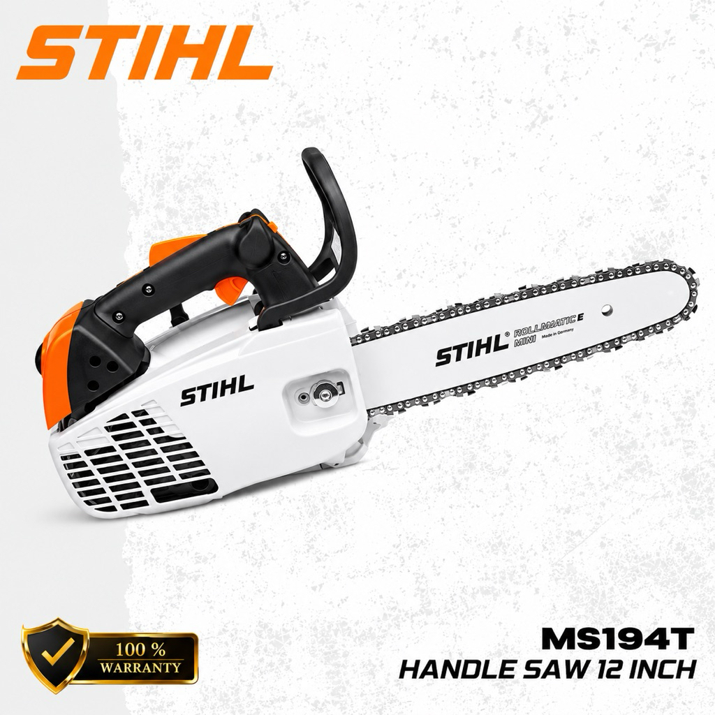 STIHL MS194T Chainsaw Top Handle Saw 12 Inch Mesin Potong Kayu MS 194