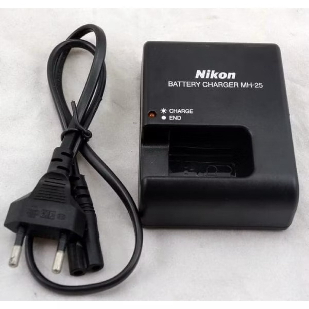 Charger MH-25 for EN-EL15 Nikon D750 D800 D810 D850 D7000 D7100 D7200 D7500 Z5 Z6 Z7 Zf  KUALITAS GR