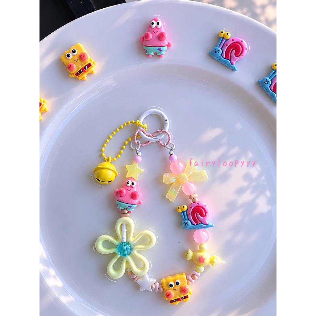PHONE STRAP SpongeBob / BAG CHARM SpongeBob / KEYCHAIN SpongeBob
