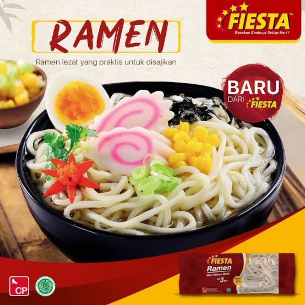 Ramen Fiesta 570g/Fiesta/Ramen/Mie/Ramen Frozen/Fiesta Ramen