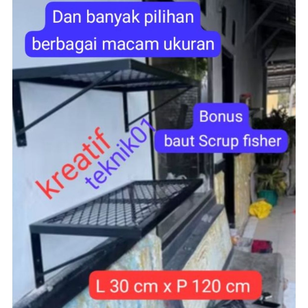 rak siku ambalan rak buku rak pot tanaman serbaguna rak bunga tempel dinding rak dinding rak gantung