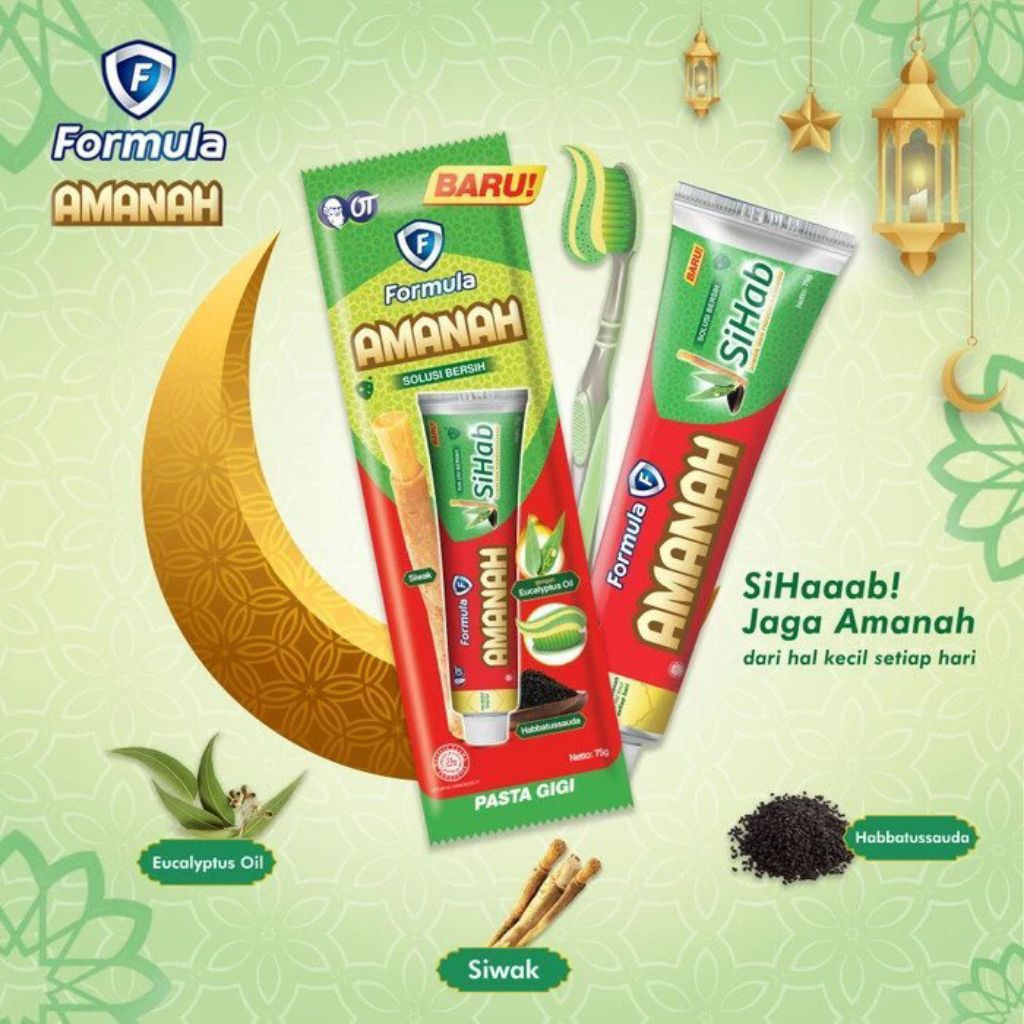 Odol + Sikat Gigi Formula Amanah