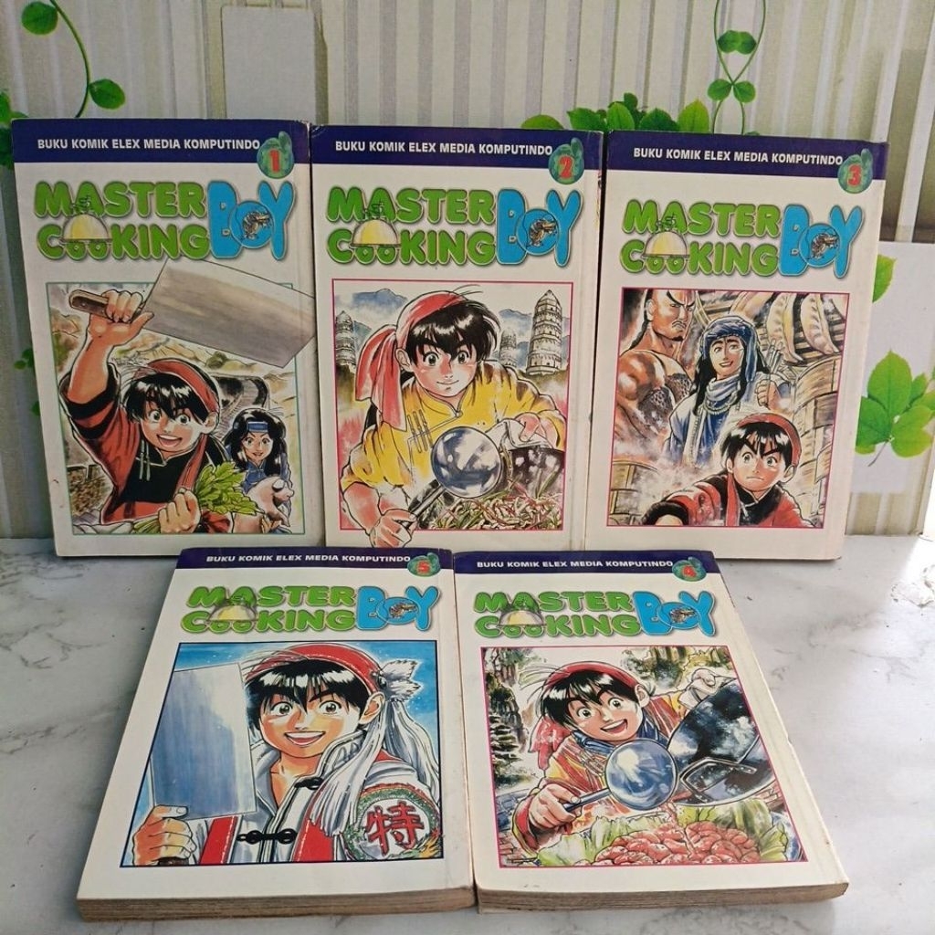 Komik Master Cooking Boy Full set tamat 1-5 original elex