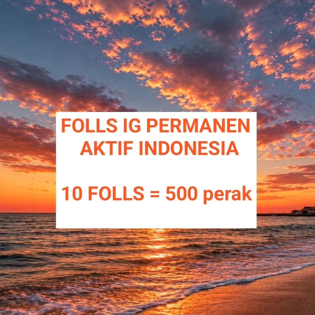 followers instagram aktif indonesia