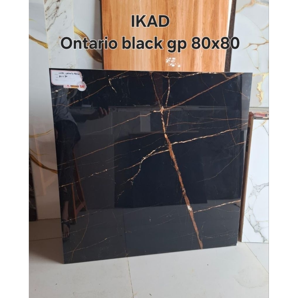 granit lantai 80x80 ikad ontario black—ikad