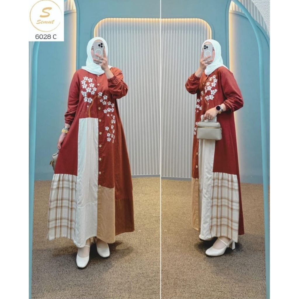 midi dress long Tunik by semut