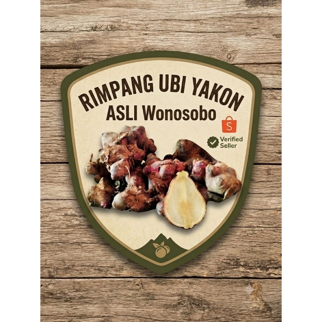 Rimpang Ubi Yakon Wonosobo ASLI. Bibit Ubi Yakon 100gr Murah.