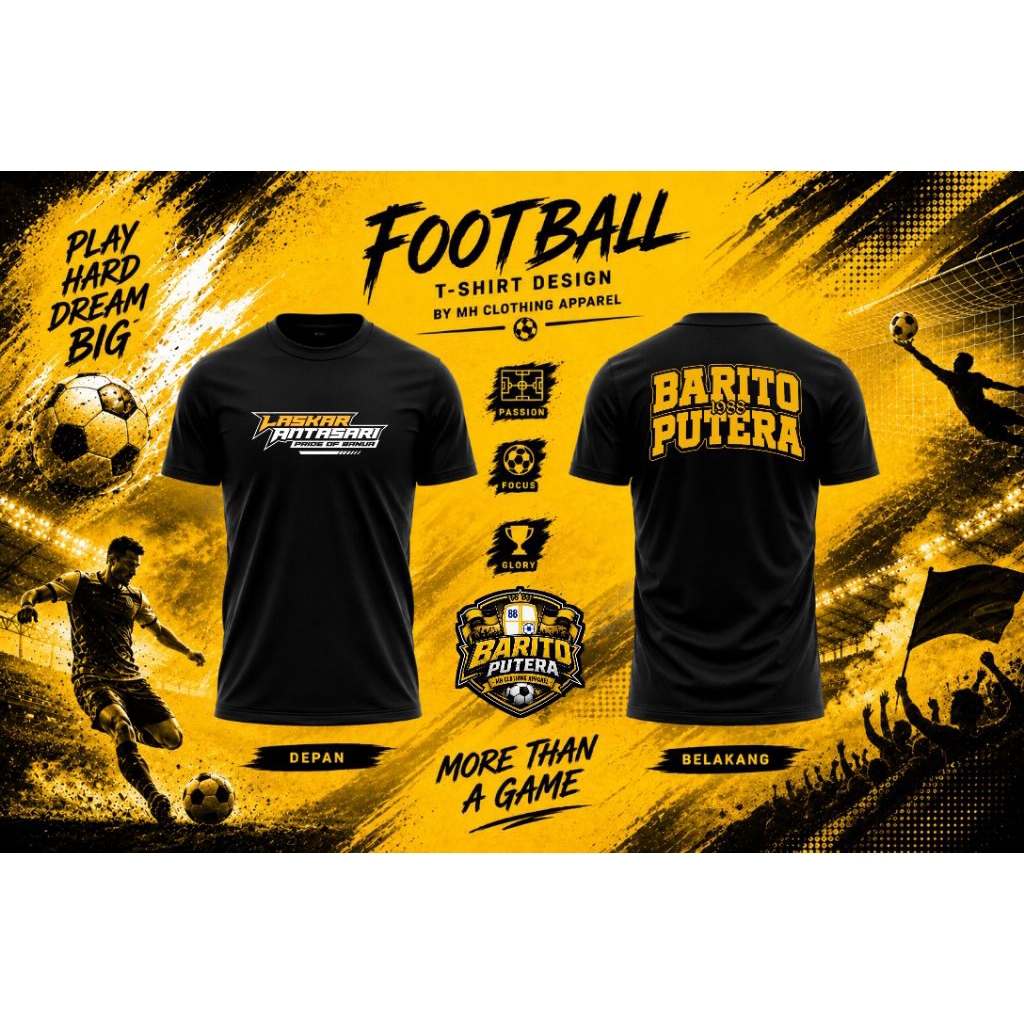 KAOS BARITO MANIA LASKAR ANTASARI PS BARITO PUTERA