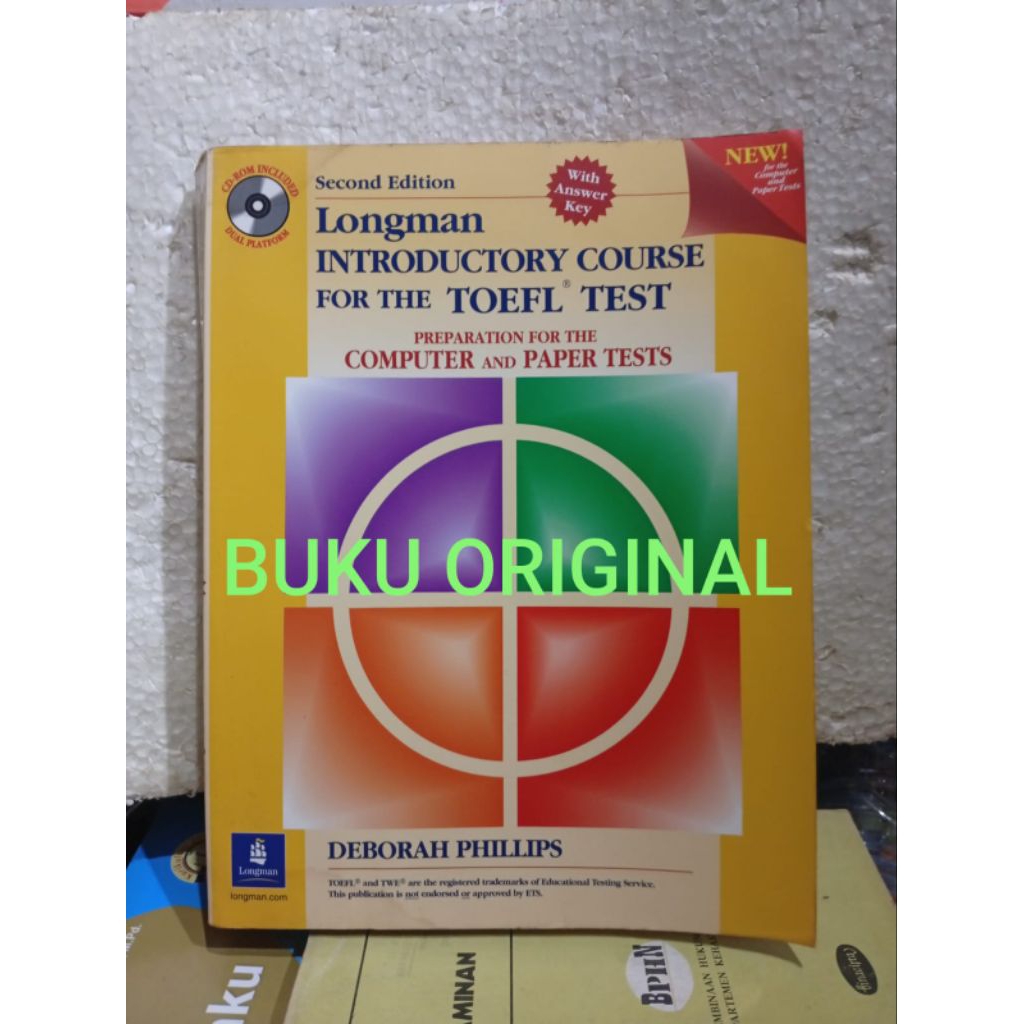 buku original / buku Longman Introductory course for the TOEFL TEST ( NEW second edition )