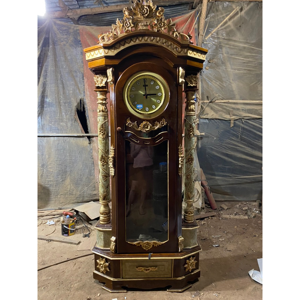 Jam hias Jati Jepara