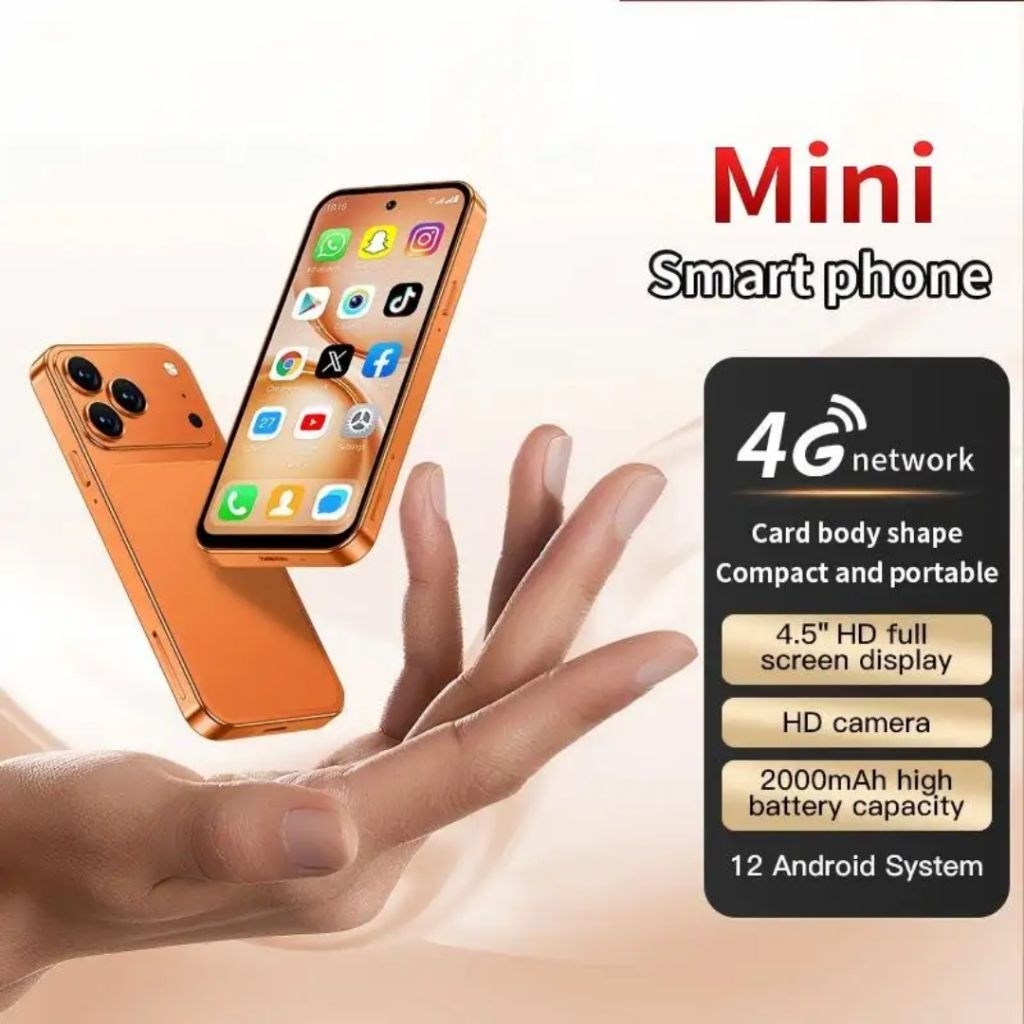 Soyes mini Xs19pro mirip ip17pro ram 4+64gb