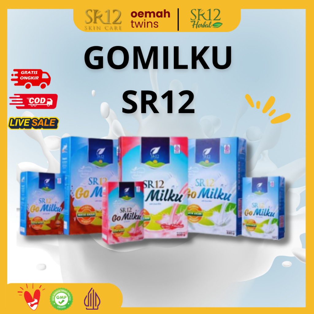 GoMilku SR12 200g / GoMilku Ukuran Kecil / Susu Kambing Etawa