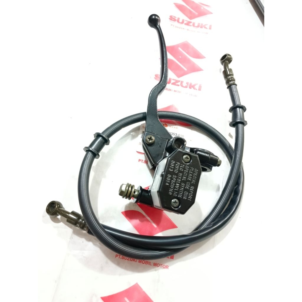 MASTER REM ATAS  SUZUKI THUNDER 125 PLUS SELANG REM MASTER ATAS ASSY THUNDER125