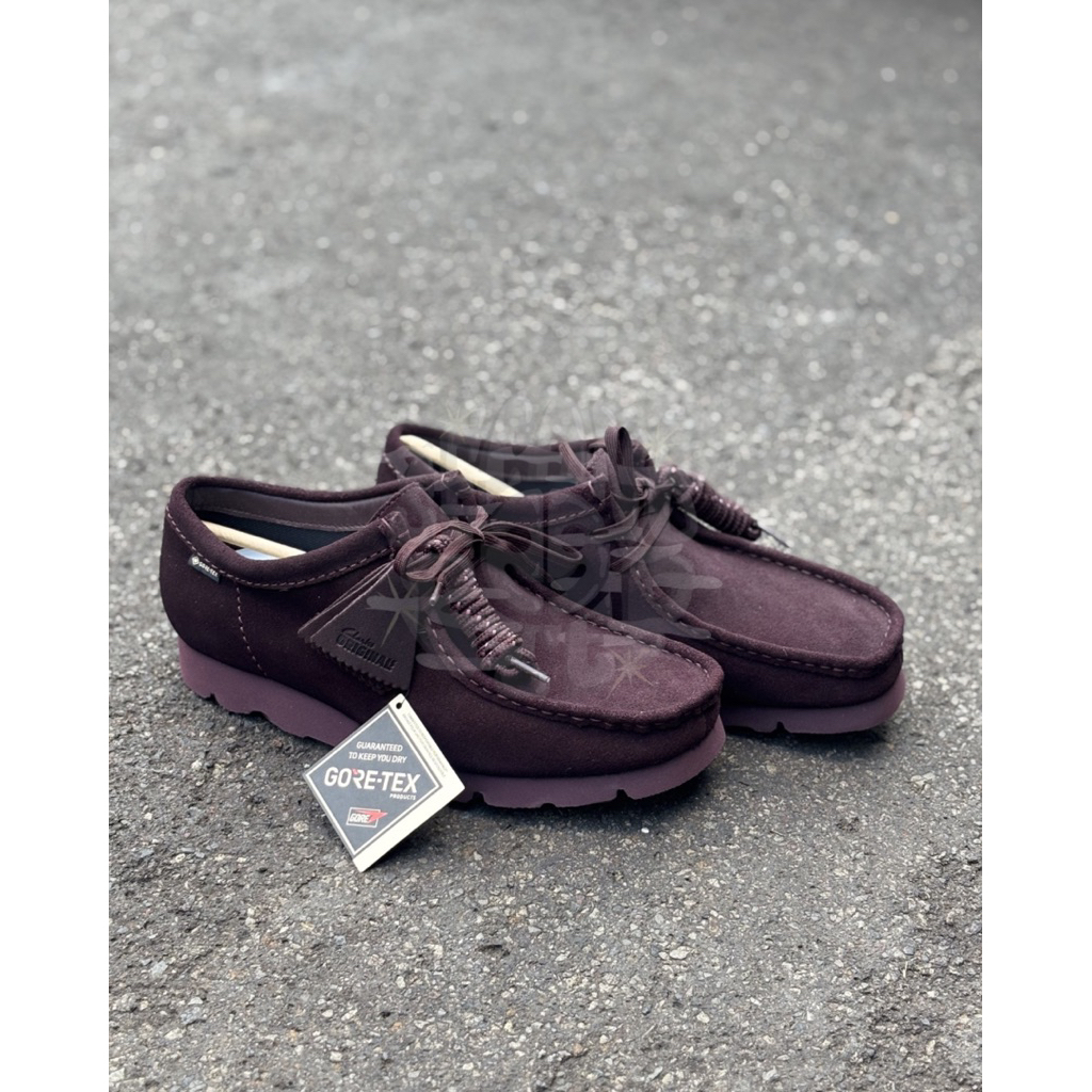 Clarks Wallabee GTX Purple Grape