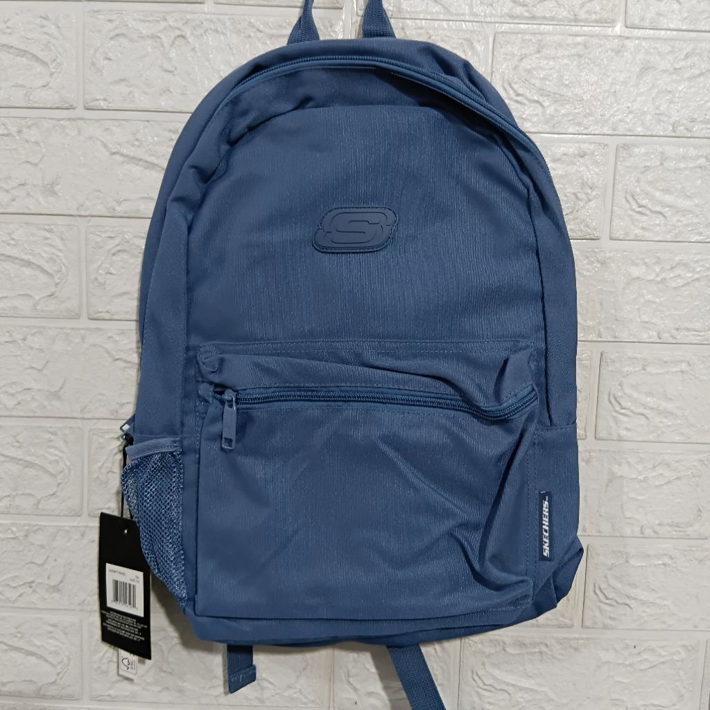 Skechers Weekend Backpack Blue - Tas Ransel Skechers | Tas Skechers - Tas Ransel