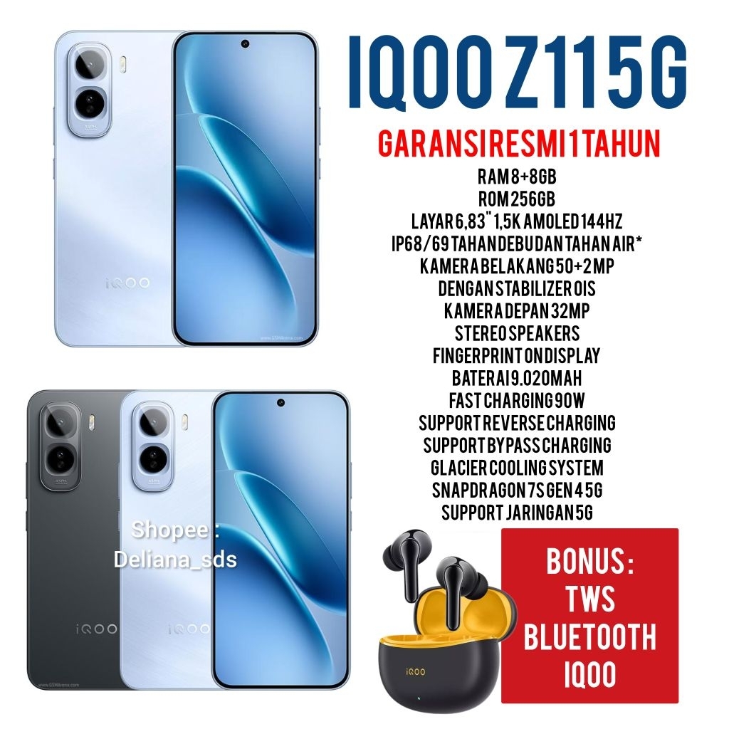 Iqoo Z11 5G 8/256 8+8/256 16/256 Garansi Resmi 1 Tahun Iqoo Z11 8/256 Iqoo Z11 5G 8+8/256 Iqoo Z11 8