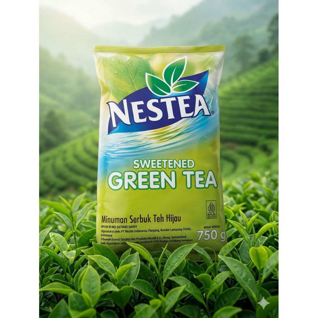 Nestea green tea 750gram nestle professional