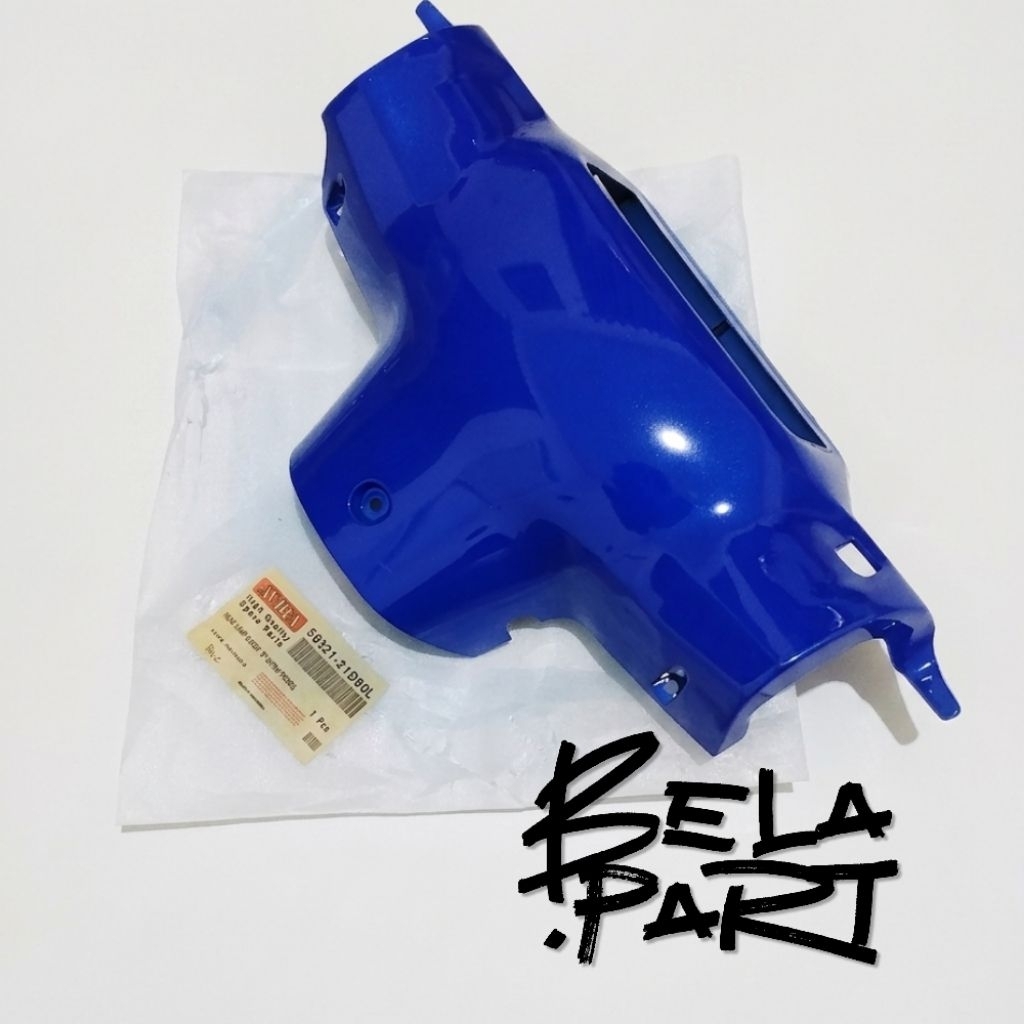COVER BATOK BELAKANG SATRIA 2TAK LUMBA 2 TAK BIRU KENNY