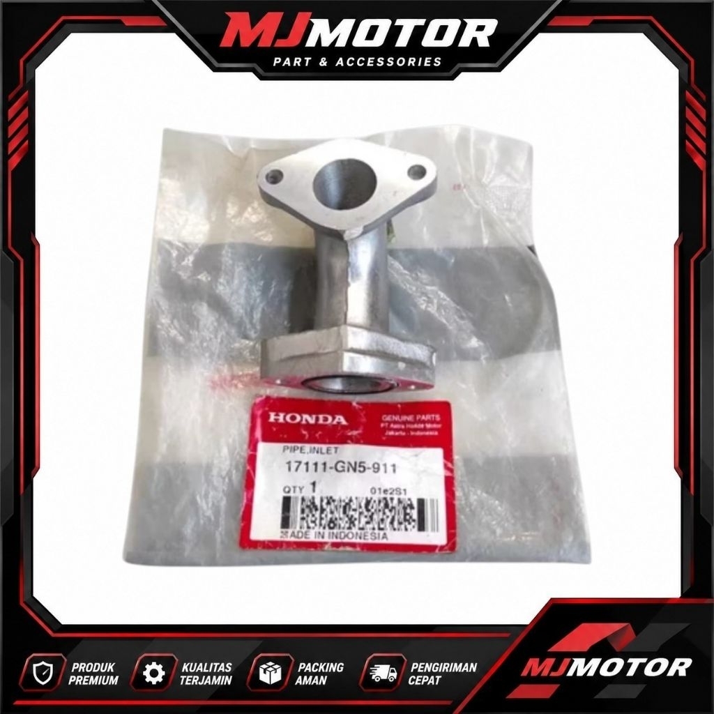 Manipul Pipa Inlet GN5 Honda Grand Motor Supra Manipol 17111-GN5-911 MOTOR