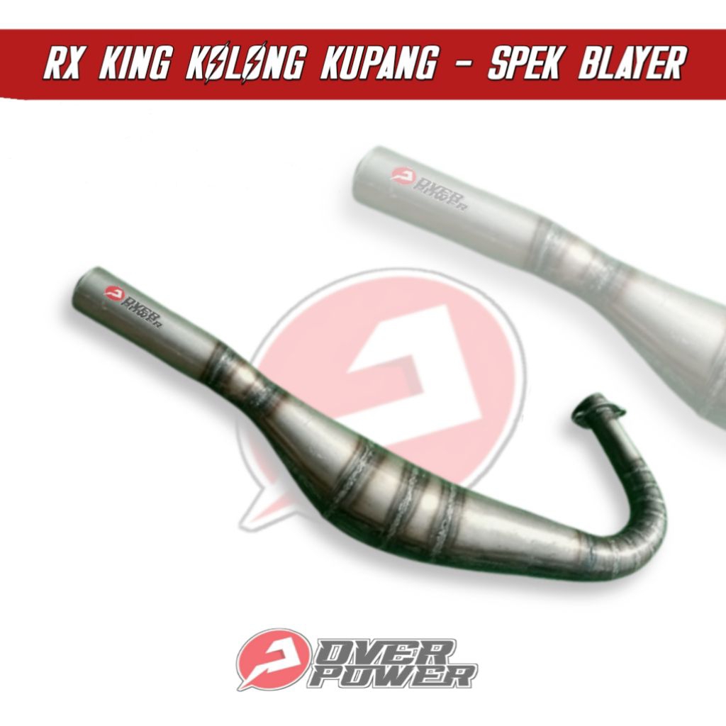 KNALPOT BLAYER RX KING KOLONG KUPANG TELO SPEK BLAYER PLAT KARAT ORIGINAL OVER POWER BUKAN ABRT