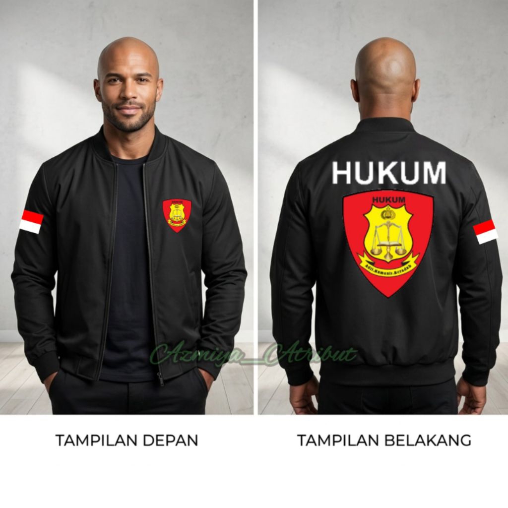 Jaket Bomber Pria Bidkum Polri bahan nyaman