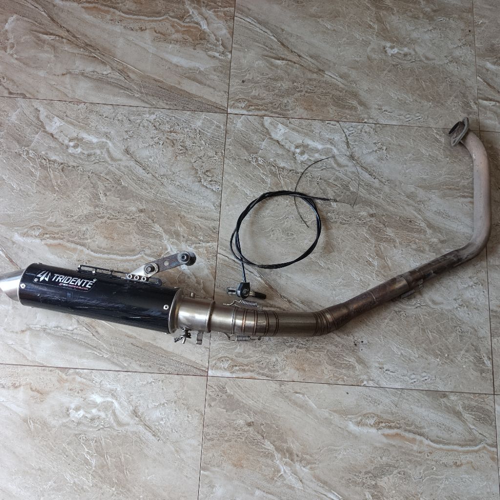 Knalpot Original Tridente 3 suara Copotan